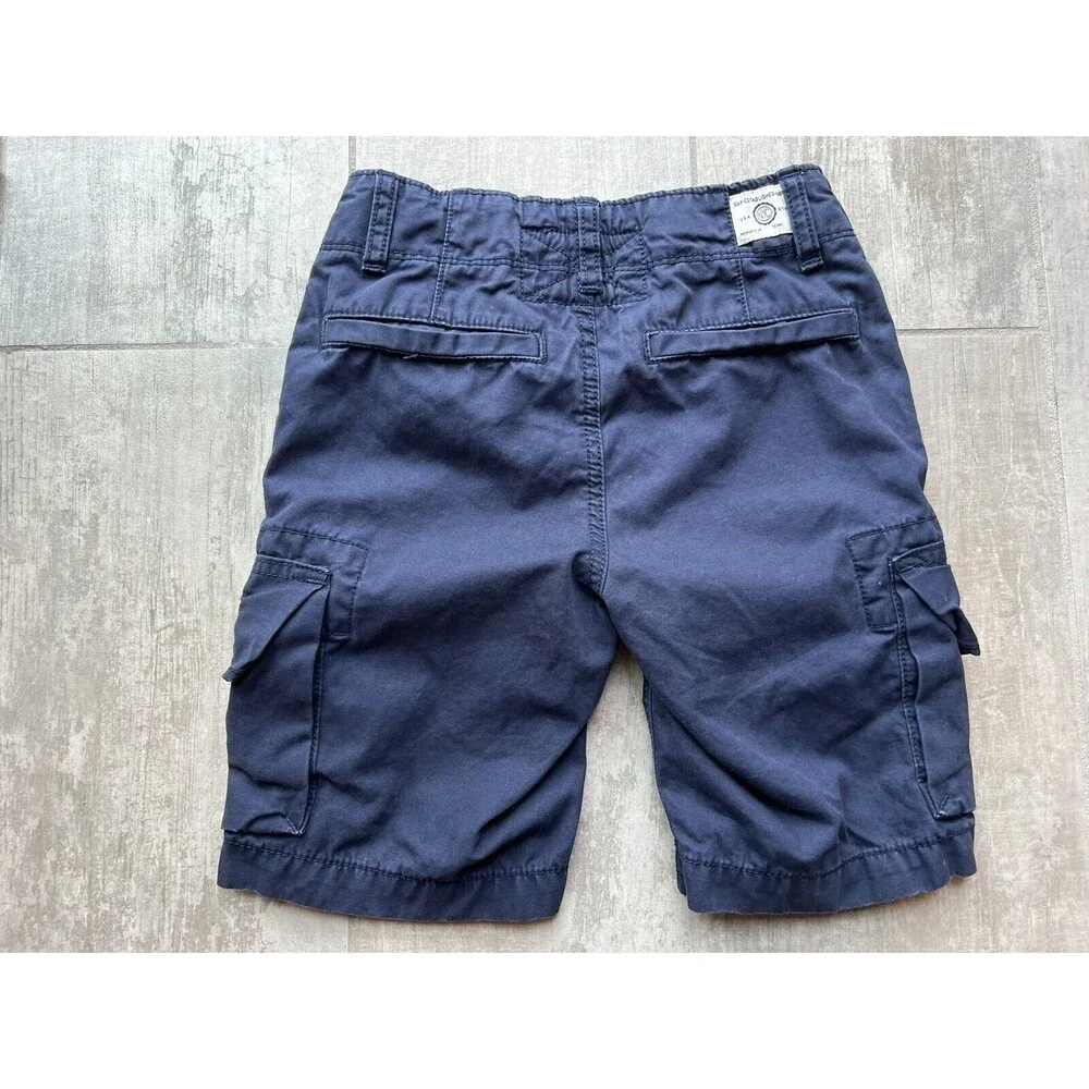 Gap Kids Toddler Boys Youth Cargo Shorts Navy Blue Casual Summer 6 Regular